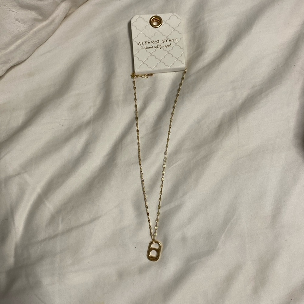 gold altered state necklace